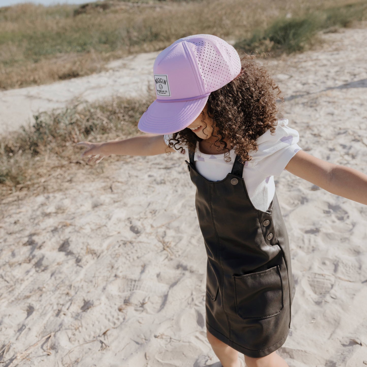 Water Friendly Hat with optional strap- Saylor Trucker Cap