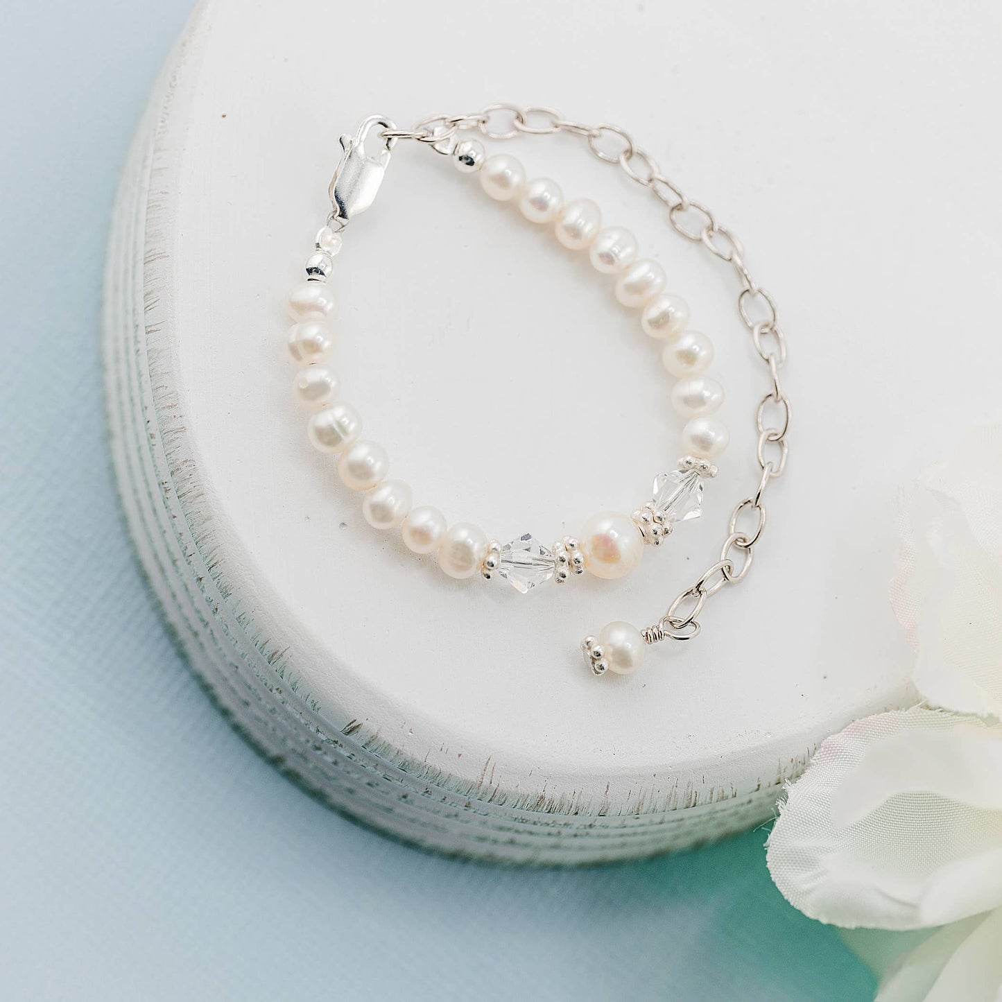 Cherished Babe to Bride Sterling Silver Baby Bracelet Gift