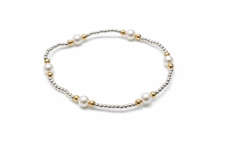 Purpose pearl 5mm -mixed metals