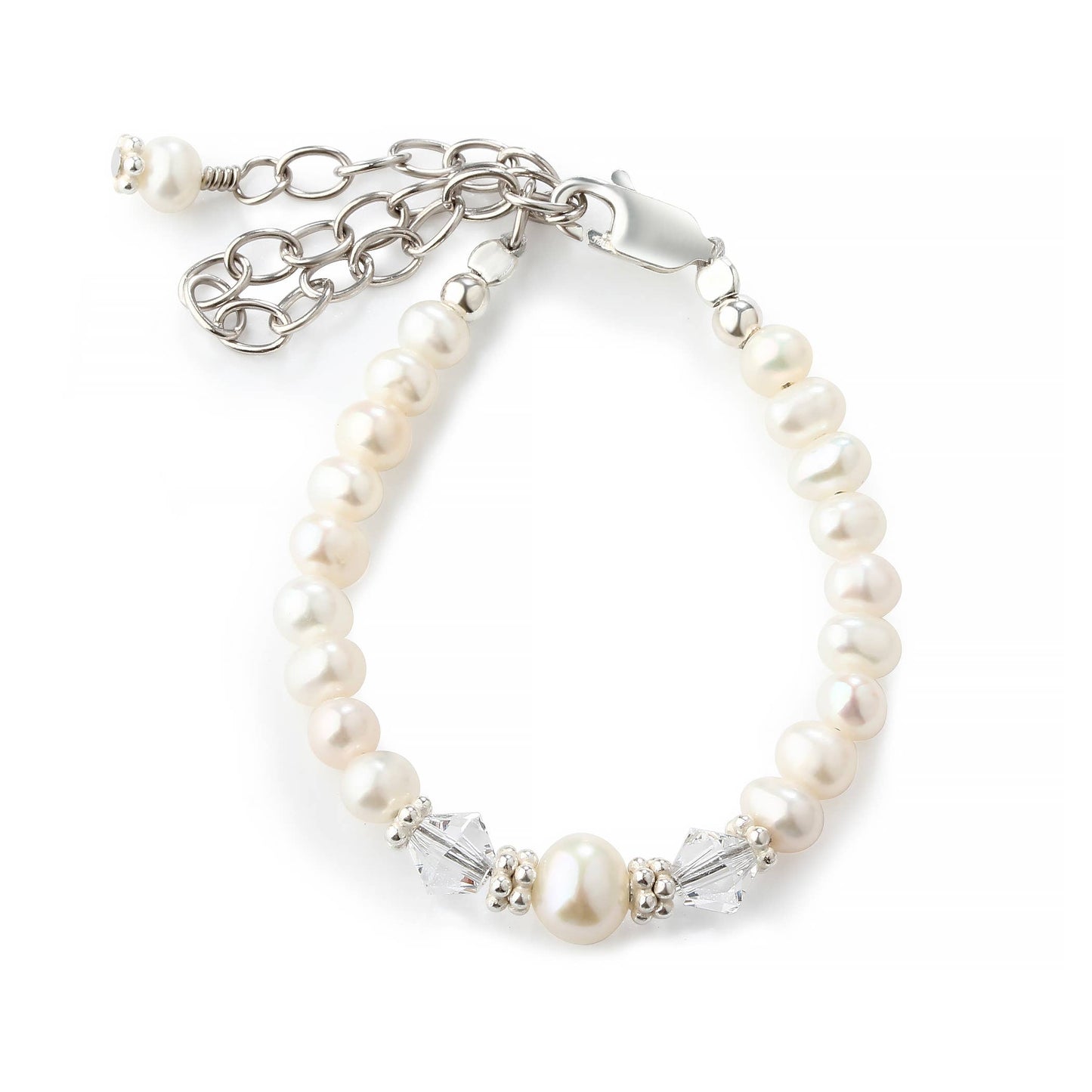 Cherished Babe to Bride Sterling Silver Baby Bracelet Gift
