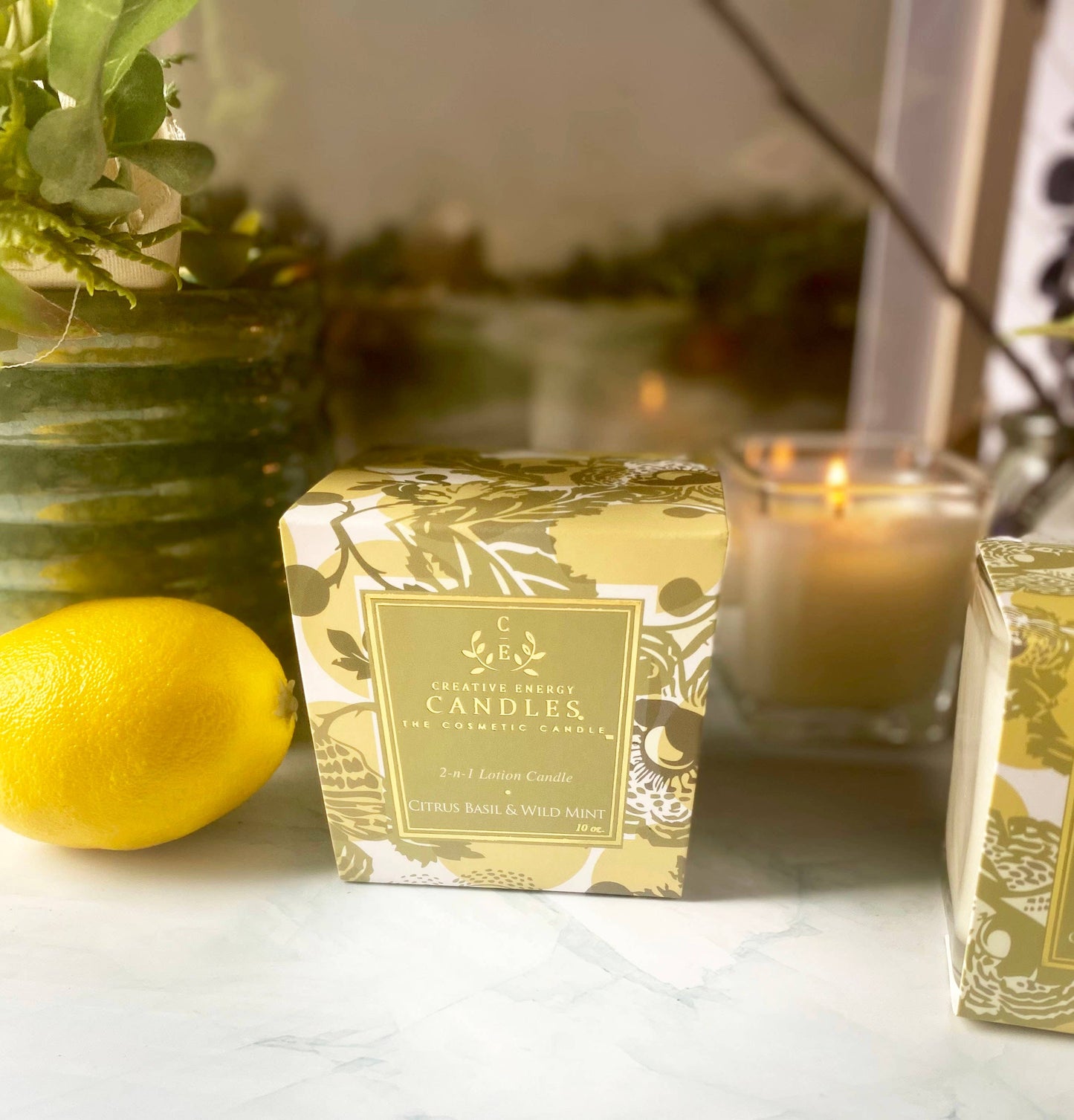 Citrus Basil & Wild Mint: 2-in-1 Soy Lotion Candle