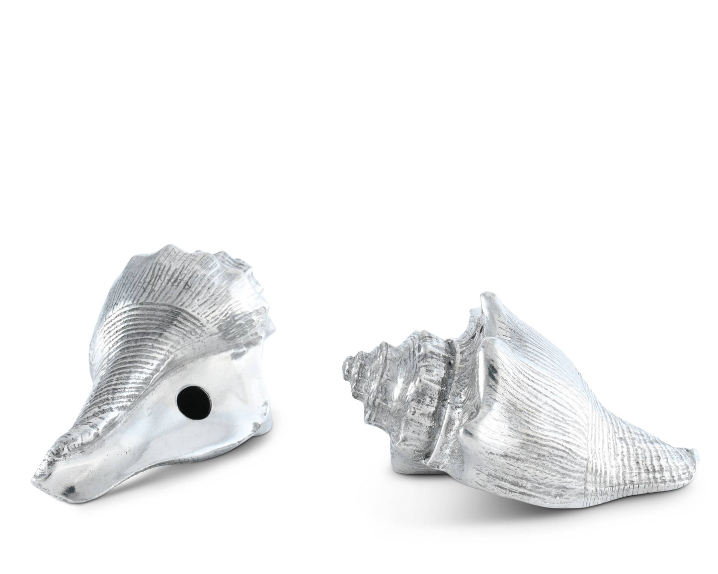 Pewter Conch Shells Salt & Pepper Set