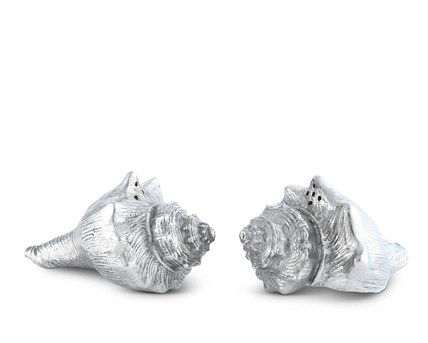 Pewter Conch Shells Salt & Pepper Set