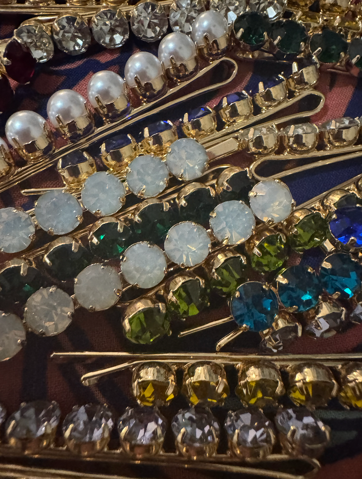 May Birthstone Hair Pins
