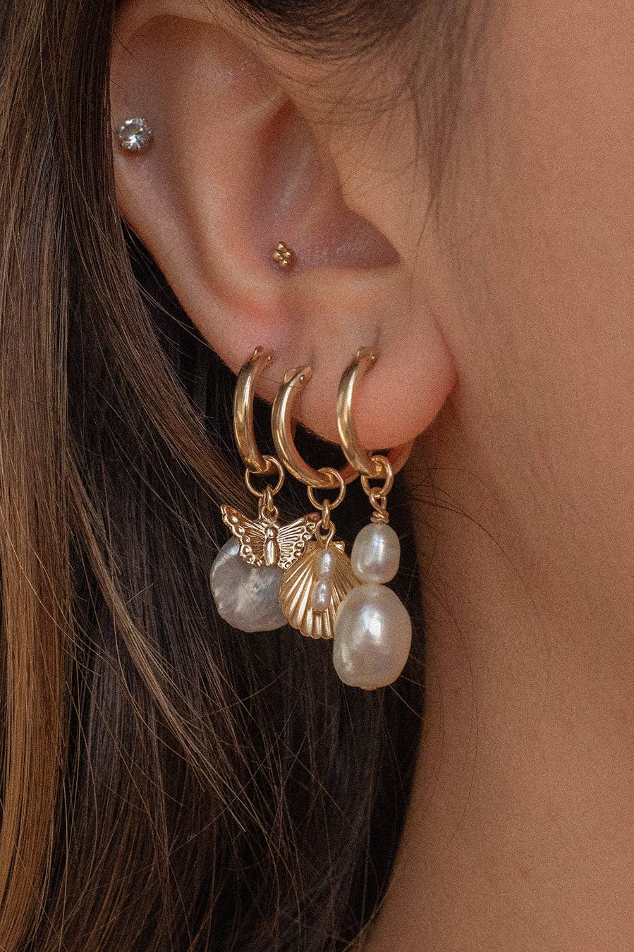 Lola Pearl Hoops