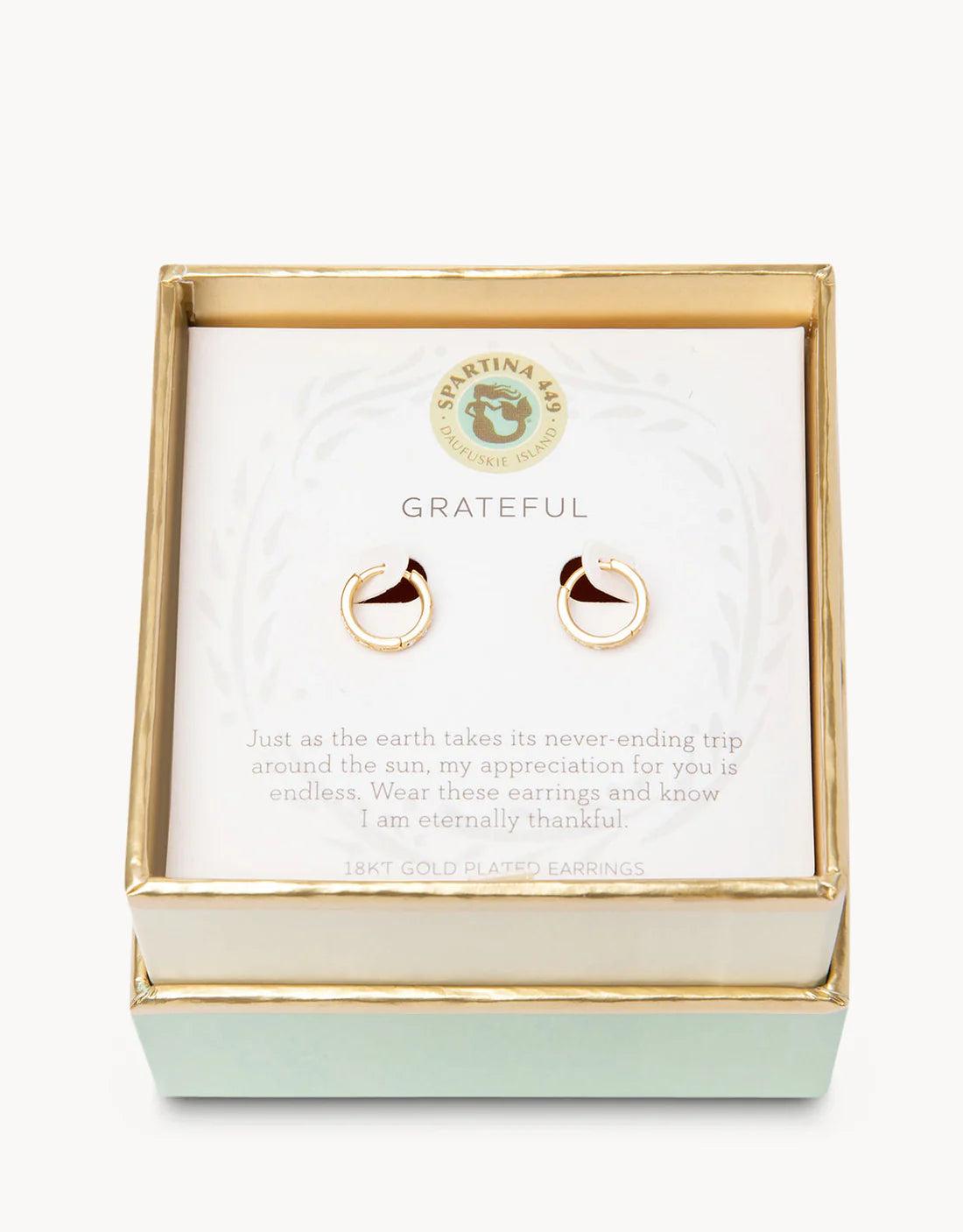 SLV Hoop Earrings Thankful/Ring
