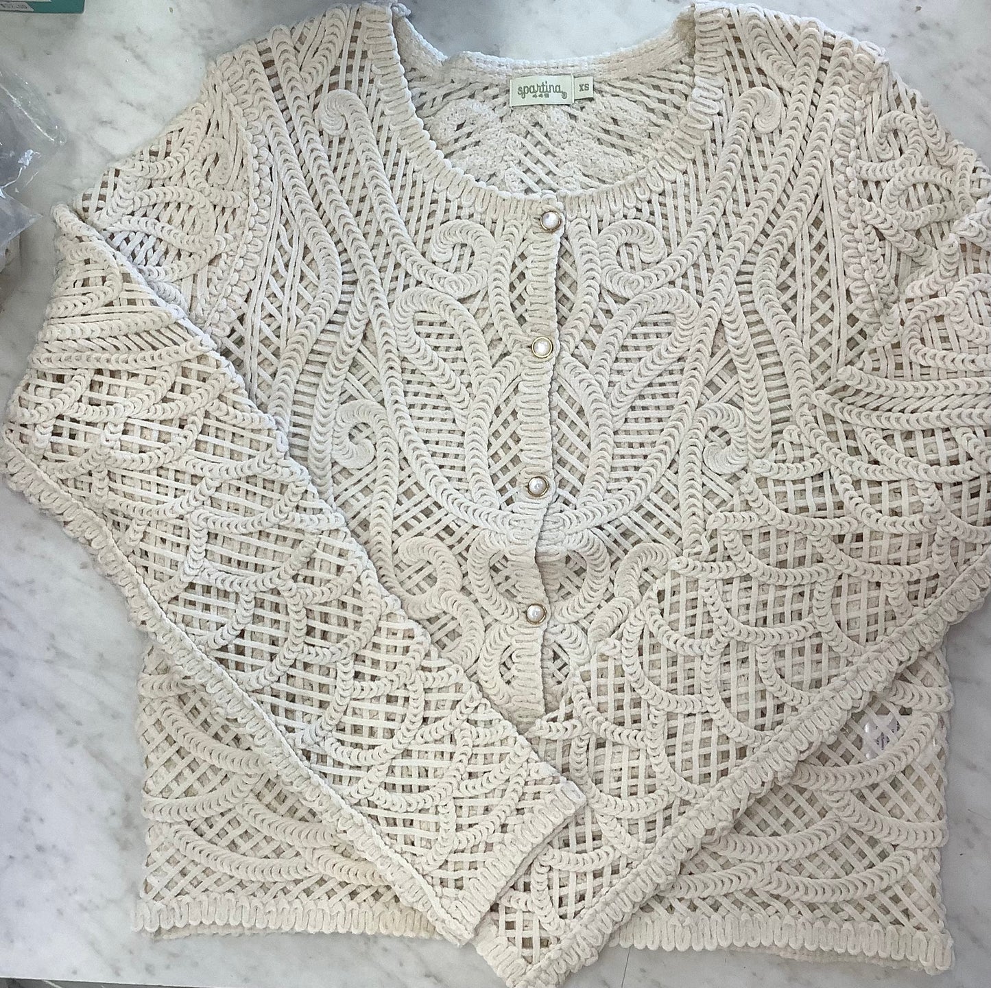 Jordyn Crochet Cardigan Pristine