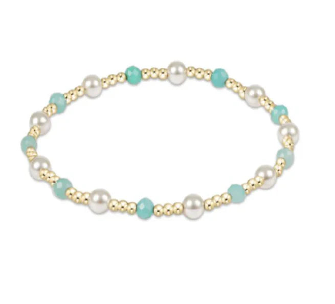 Pearl Sincerity Pattern 4mm Bead Bracelet