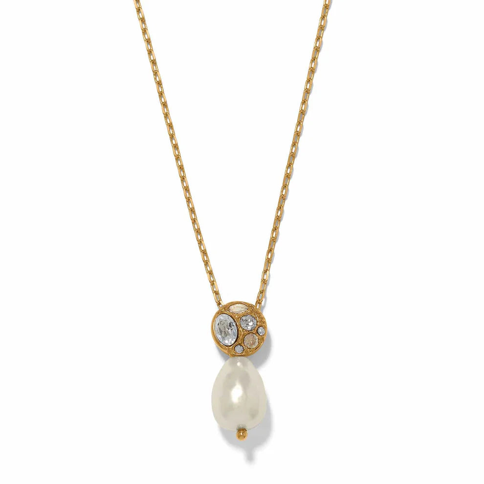 Trust Your Journey Petite Pearl Necklace