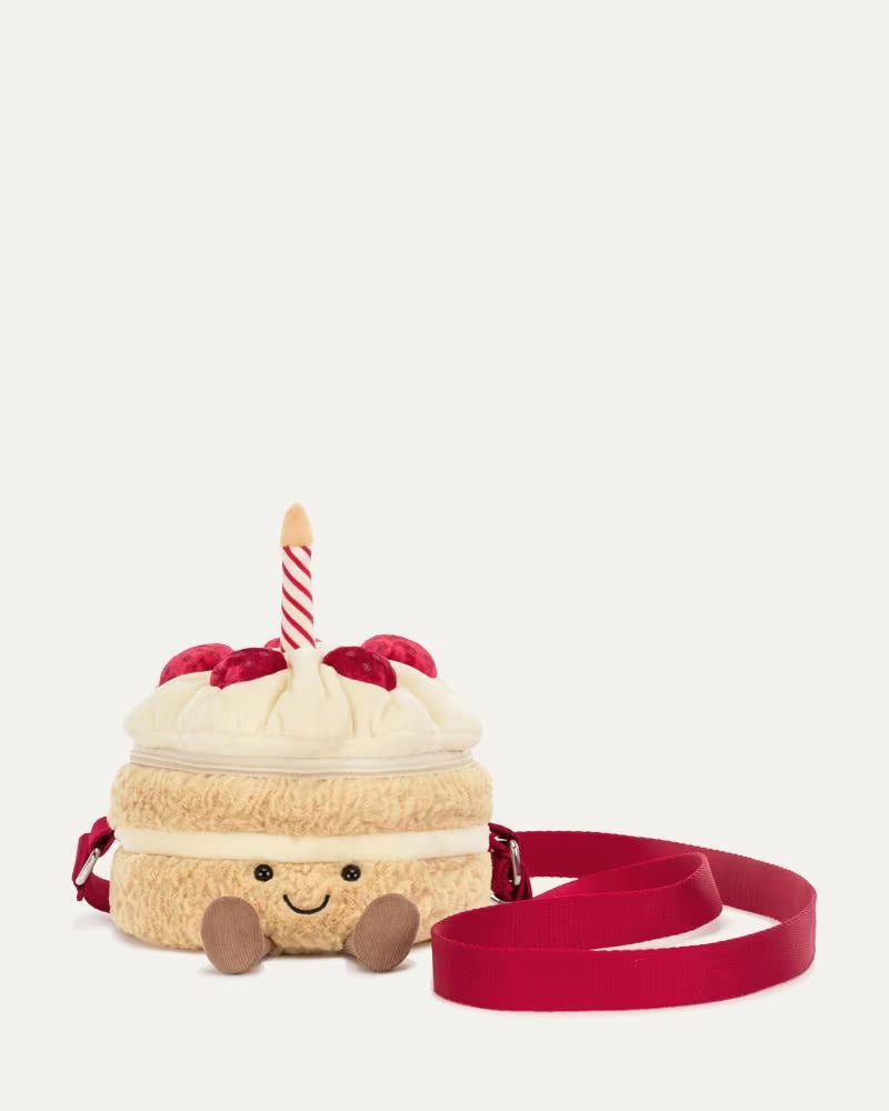 Plush Birthday Cake Bag