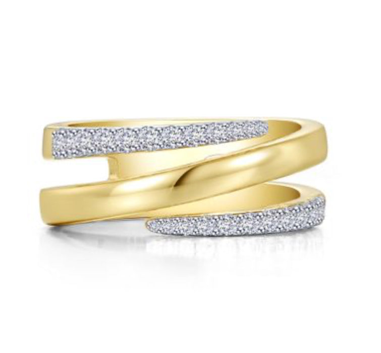 Two-Tone Wrap Ring