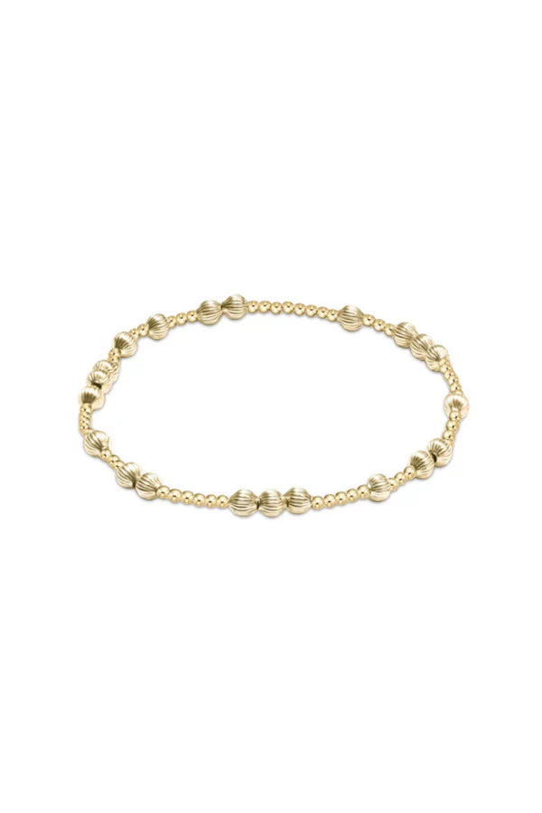 Hope Unwritten Dignity 4mm Bead Bracelet-Gold