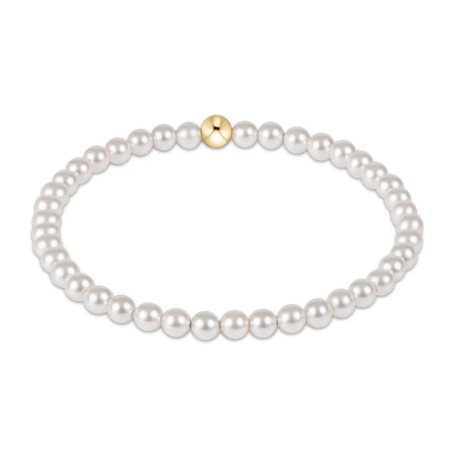 Classic Pearl 5mm Bead Bracelet