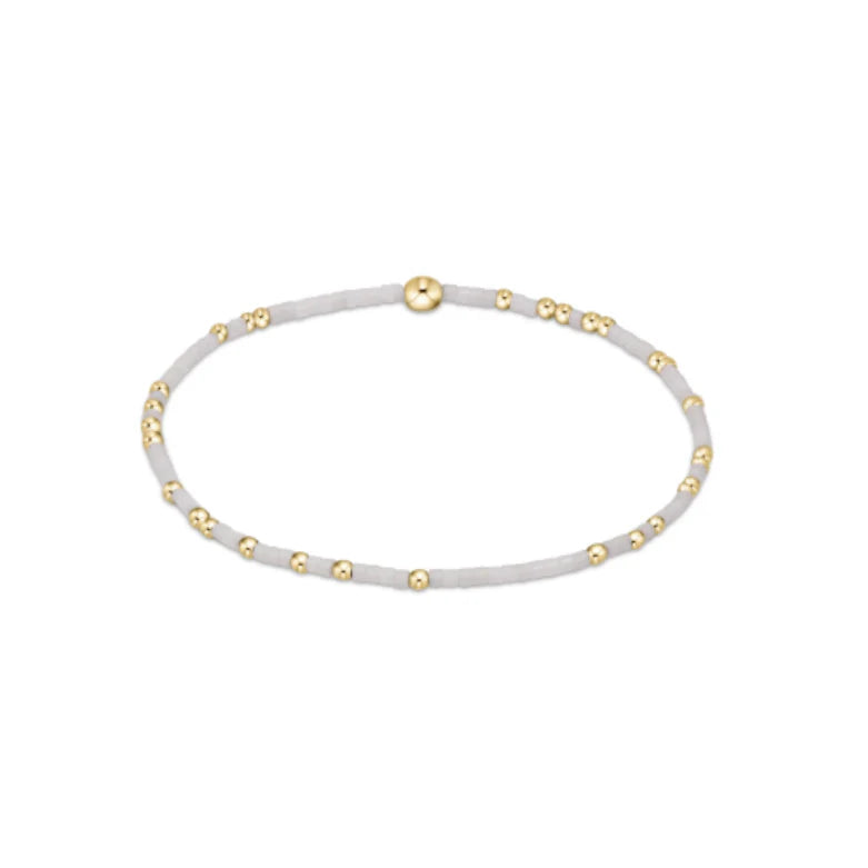 gameday hope unwritten bracelet - white-extends