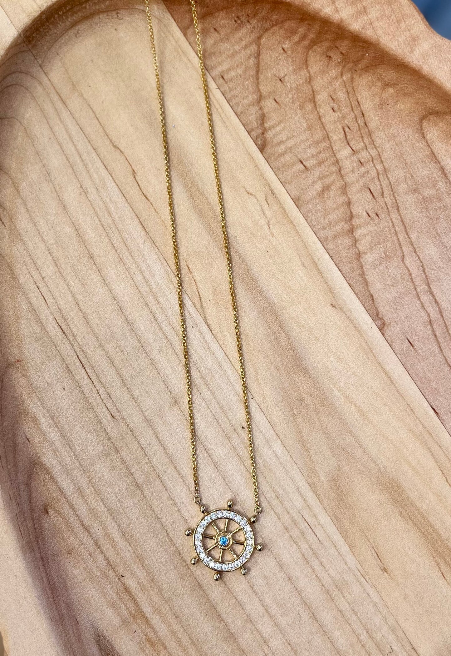 Ships Wheel Necklace