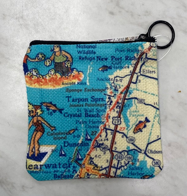 Tarpon Springs Dark Coin Purse