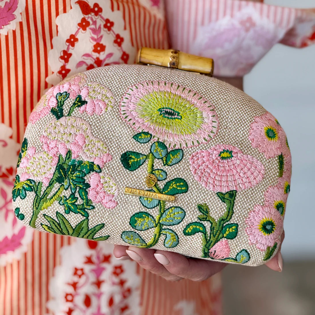 Minaudiere Floral Sprigs