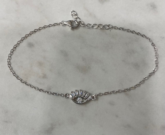 Mati Sterling and CZ bracelet