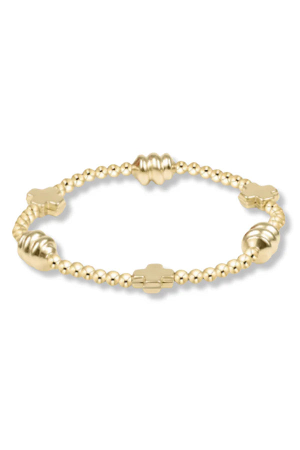 Admire Small Gold 2.5mm Bead Bracelet - Gold