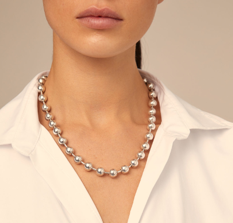 Snowflake Necklace Silver