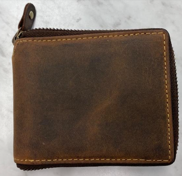 Mens Zip Around Wallet