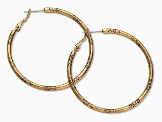 Large Gold Hoop Earrings