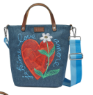 Denim Medium Messanger Bag