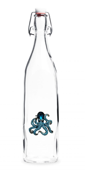 Octopus Jeweled Bottle