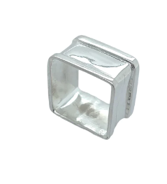 Square Sterling Silver Stack Ring
