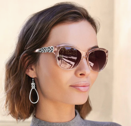 Interlok Braid Rosewater Sunglasses