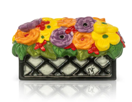 LOVE BLOOMS HERE WINDOW FLOWER BOX MINI