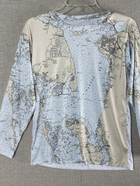 Mens Pinellas Navigational Performance Fishing Shirt SPF 50