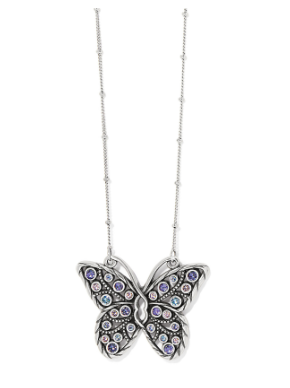 Halo Gems Monarch Blue Necklace