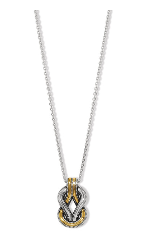Interlock Harmony Two Tone Necklace