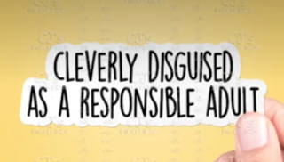 Cleverly Disguised As Sticker