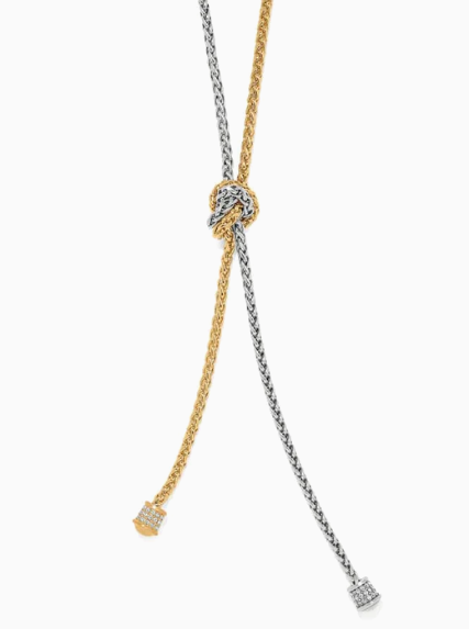 Meridian Ventus Two Tone Y Necklace