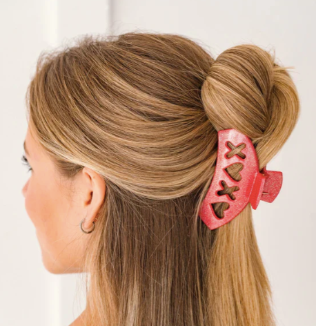 Red Sweet Talker Large Claw Clip