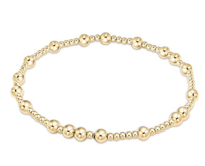 Hope Unwritten 4mm Bead Bracelet - Gold