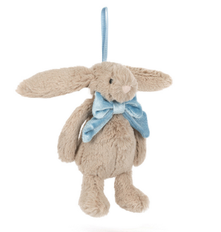 Bashful Beige Bunny Decoration