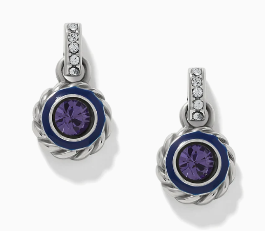 Halo Gemma Petite Round Post Drop Earrings
