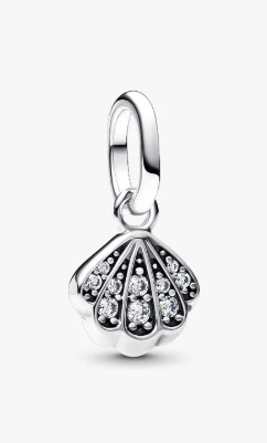 Sparkling Shell Mini Dangle Charm