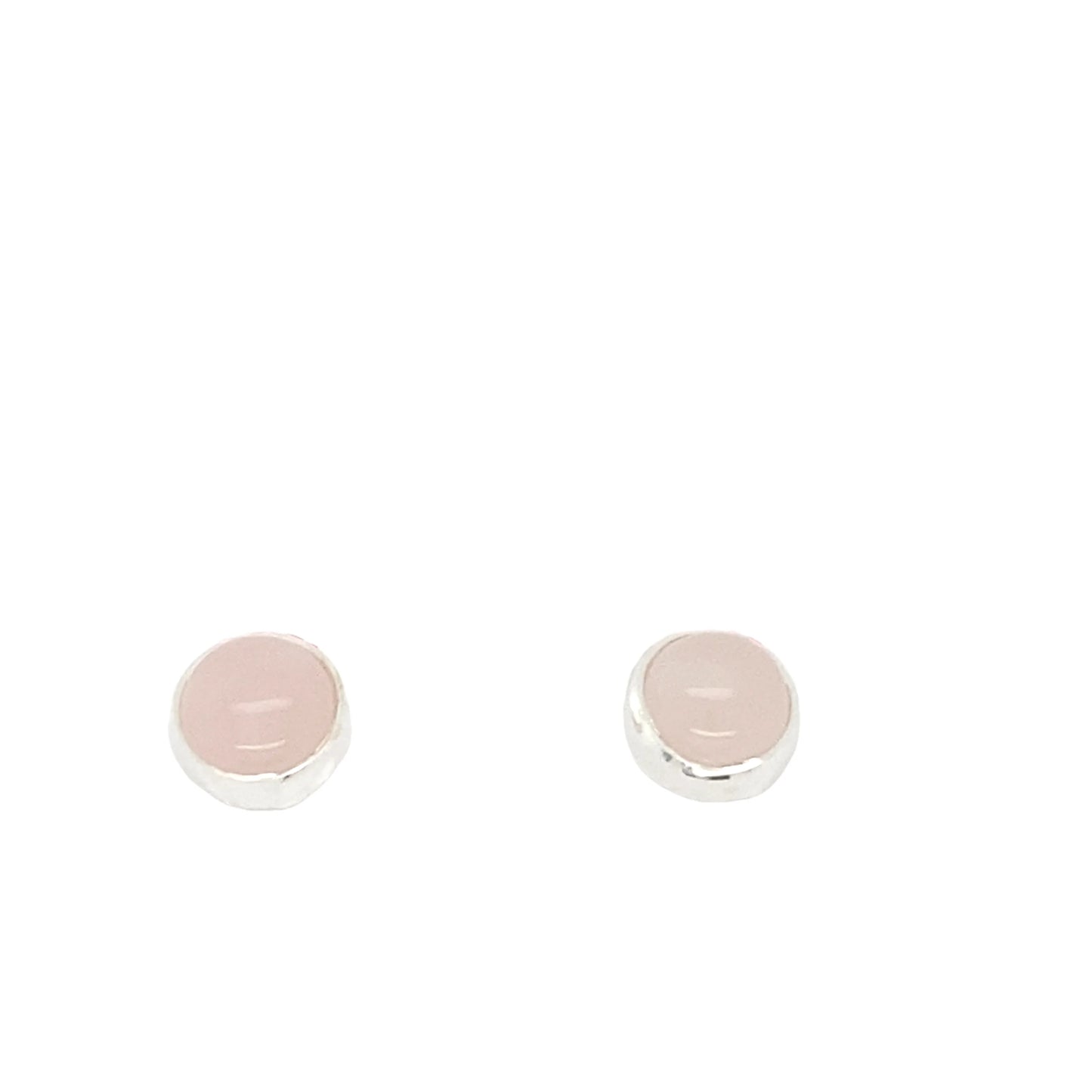 SE CAB 7 - Gemstone Earrings Rose Quartz