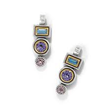 Halo Gleam Drop Post Earrings