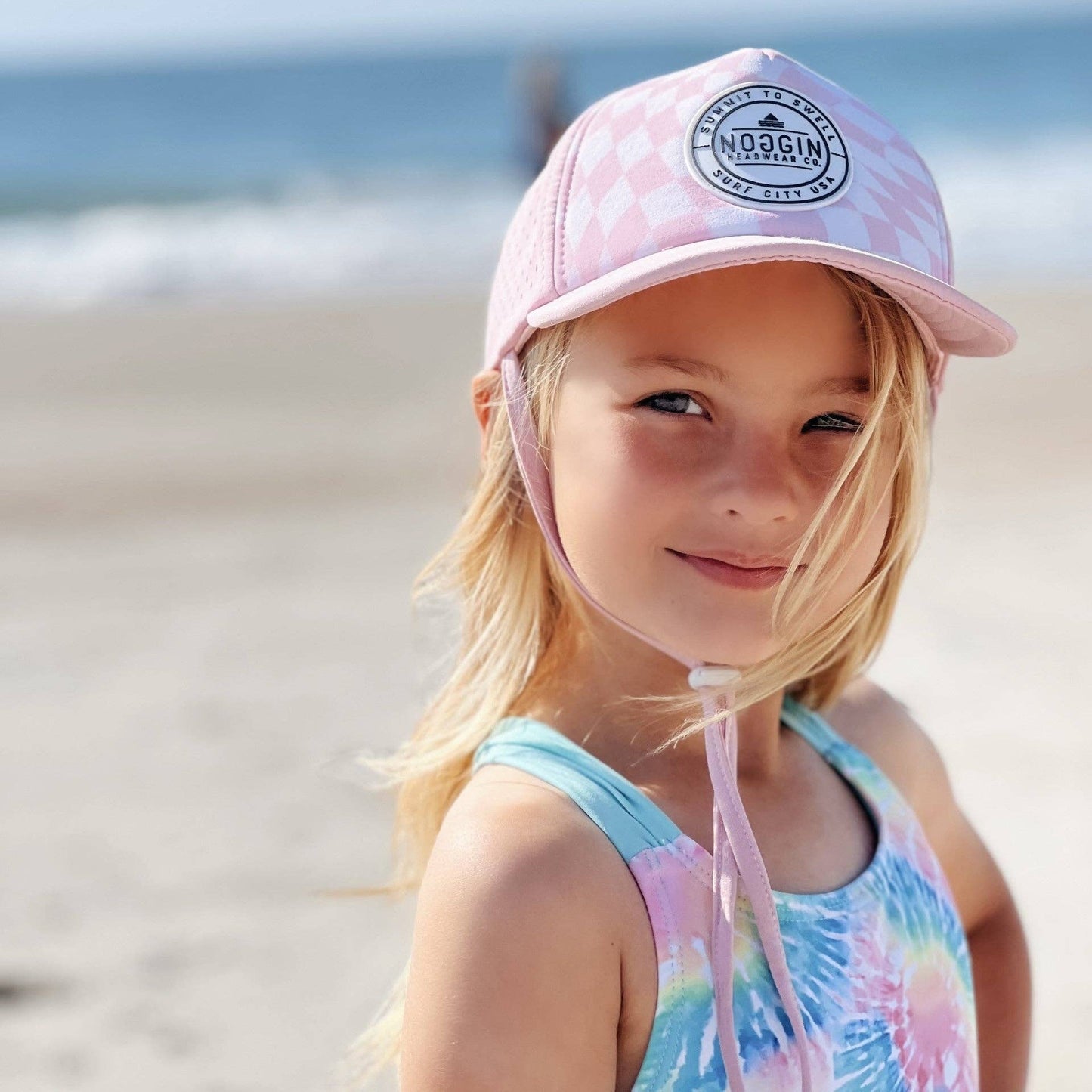 Water Friendly Hat with optional strap- Freya Style