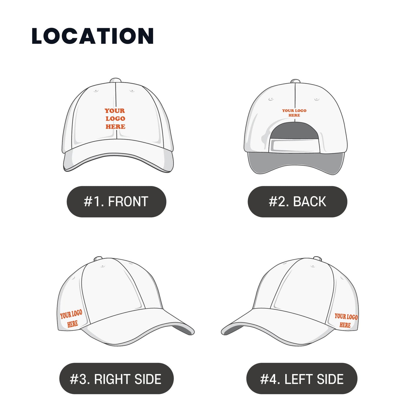 (NEW) Custom Embroidery Baseball Cap