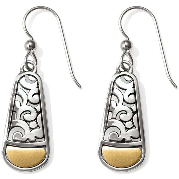 Catania French Wire Earrings, Gold