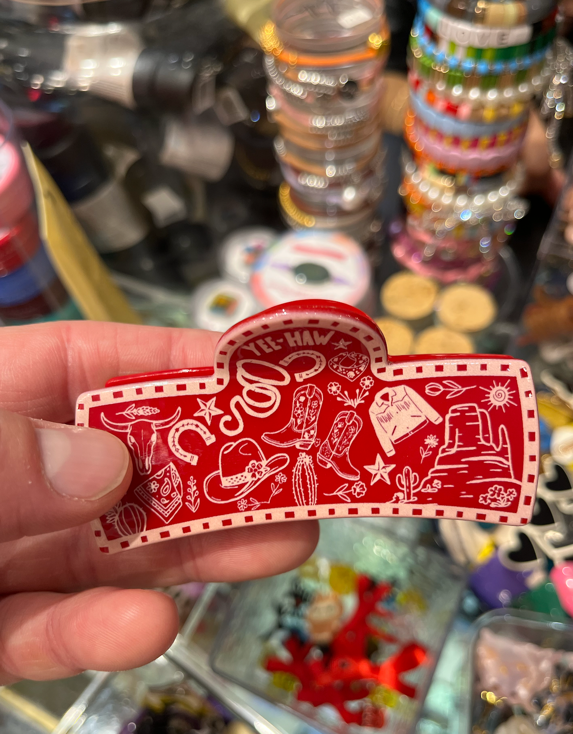 Cherry Red Yee Haw Claw