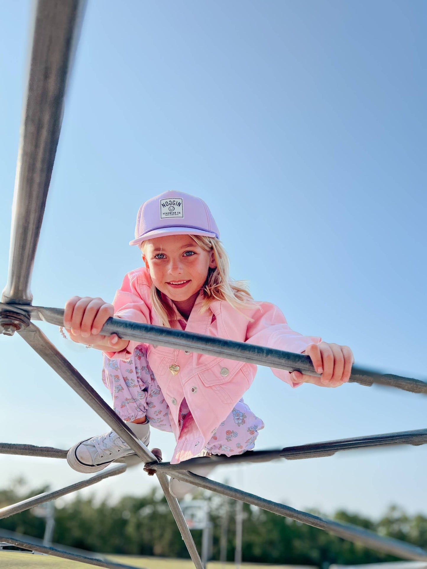 Water Friendly Hat with optional strap- Saylor Trucker Cap