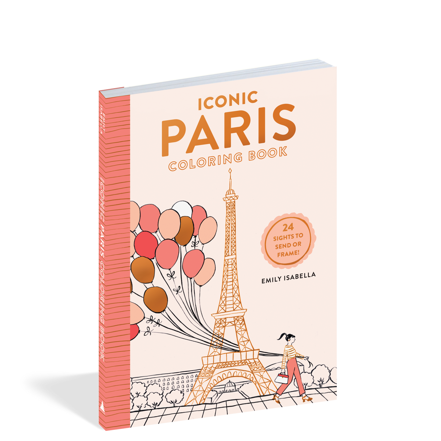 Iconic Paris Coloring Book