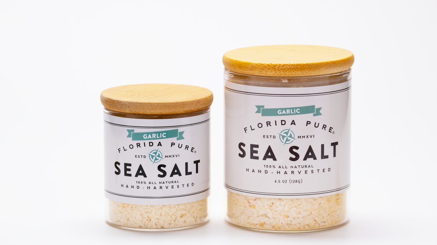 All-Natural High-Quality Gourmet Garlic Infused Sea Salt